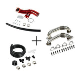 DynoVox 6.6L LLY Duramax Red EGR Delete Kit with Up Pipe+CCV Reroue
